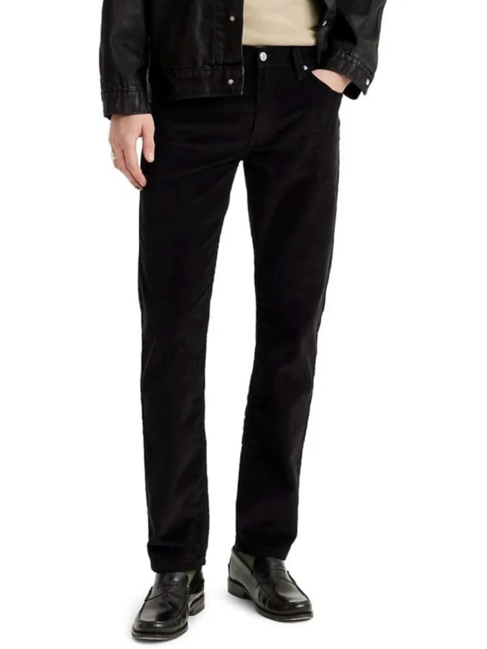 Levi’s 511 Slim Fit Corduroy Jeans Black 32x34 Stretch Mens